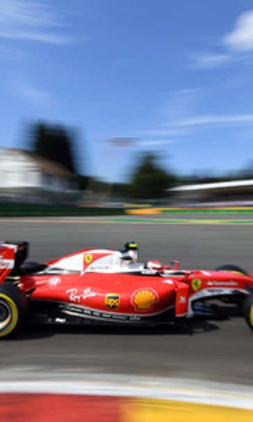 Hamilton puts feet up as Rosberg takes pole for Belgian GP